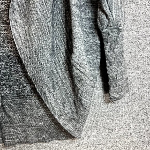 Wilfred Womens Cardigan Sweater Small Aritzia Gray Shrug Long Sleeve Open Front - Picture 7 of 13